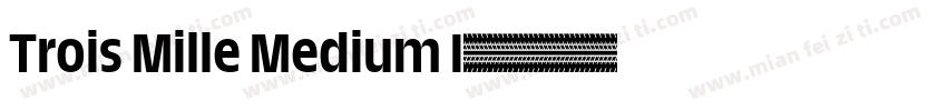 Trois Mille Medium I字体转换